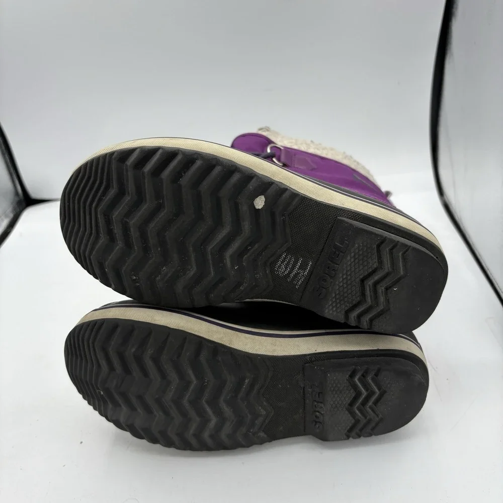 Sorel Boots‎ Youth Girls Size 3 Yoot Pac Insulated Winter Snow Purple Kid Child